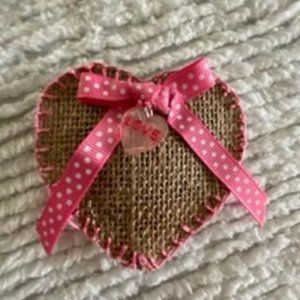 Hearts. Set of 6 Lavender scented. Hand Crafted. New